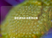 德信德州扑克概率计算