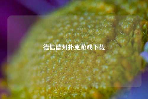 德信德州扑克游戏下载